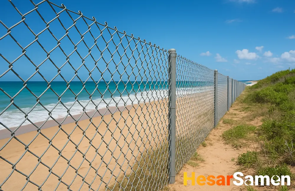 توری حصاری برای مناطق ساحلی